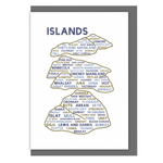 Scottish Islands greetings card