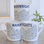 Wainwrights mugs on kitchen counter